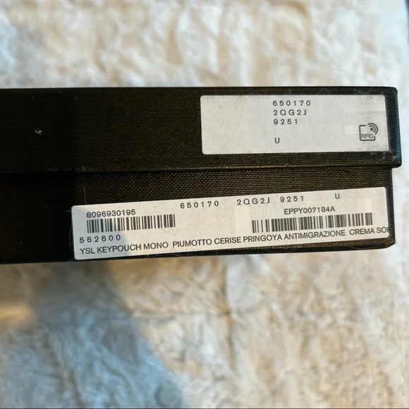 Saint Laurent baby lou cherry print leather micro crossbody bag - Picture 10 of 13